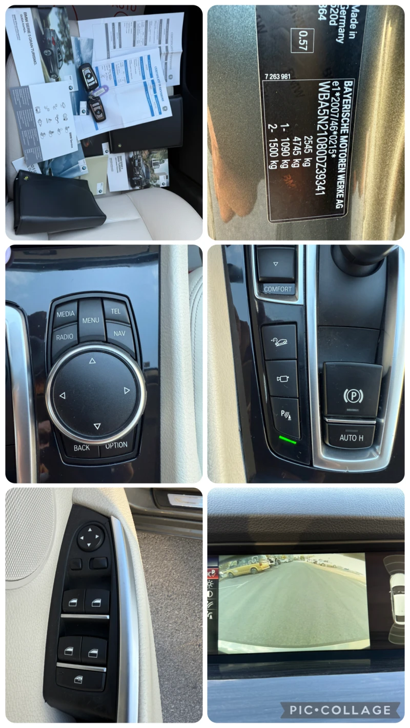 BMW 5 Gran Turismo 520D* Luxury* 179000* , снимка 15 - Автомобили и джипове - 52165028