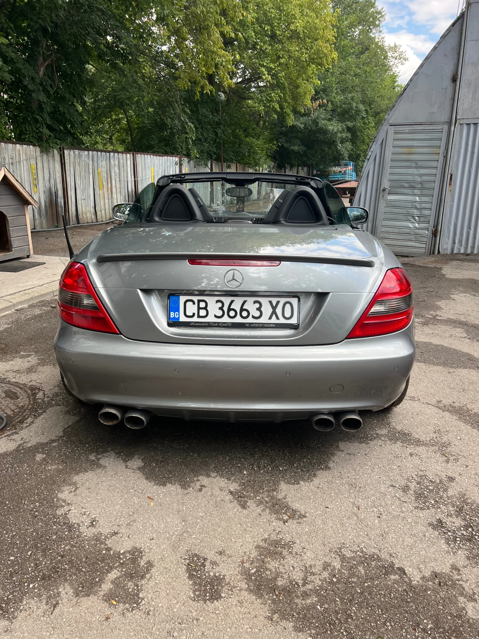 Mercedes-Benz SLK GRAND EDITION КОБРИО ЕЛ ПРИБИРАНЕ ТВЪРД ТАВАН, снимка 4 - Автомобили и джипове - 52284504