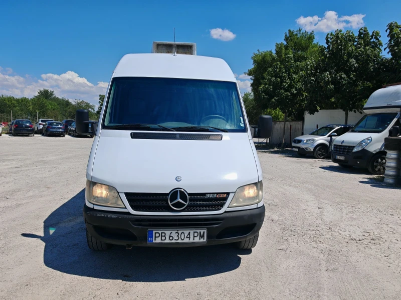 Mercedes-Benz Sprinter 313 313 CDI, 130 к.с., ХЛАДИЛЕН, КЛИМАТИК, снимка 2 - Бусове и автобуси - 51259001