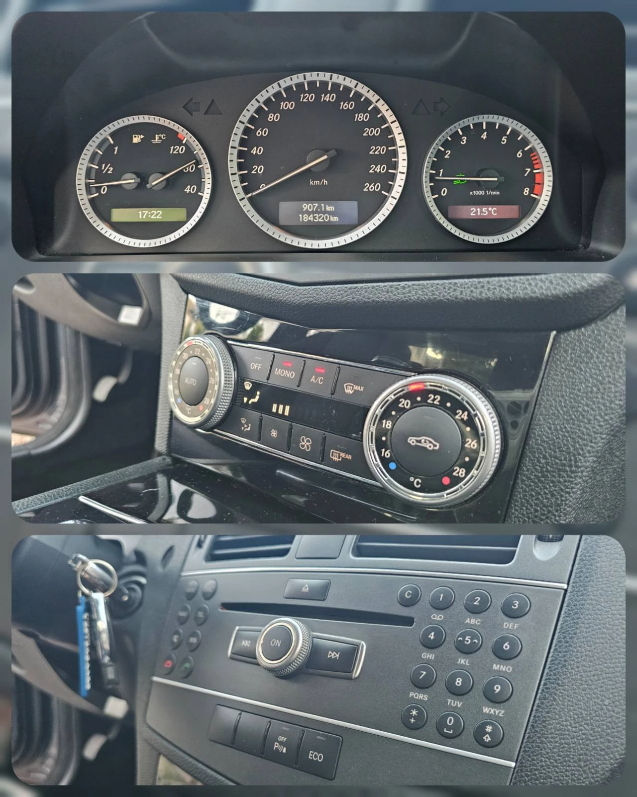 Mercedes-Benz C 180 CGI , снимка 10 - Автомобили и джипове - 56444316