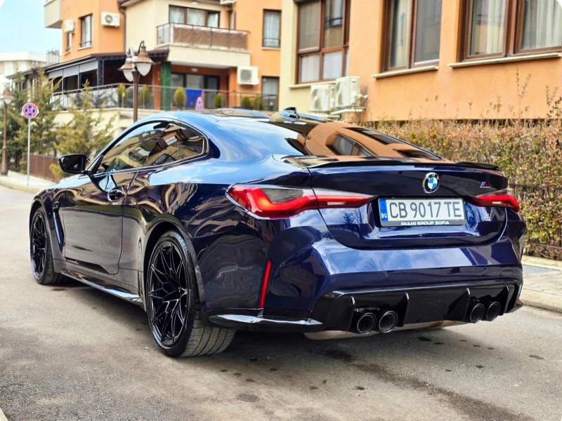 BMW M4 Competition xDrive Гаранция Tanzanite Blue, снимка 7 - Автомобили и джипове - 49300116