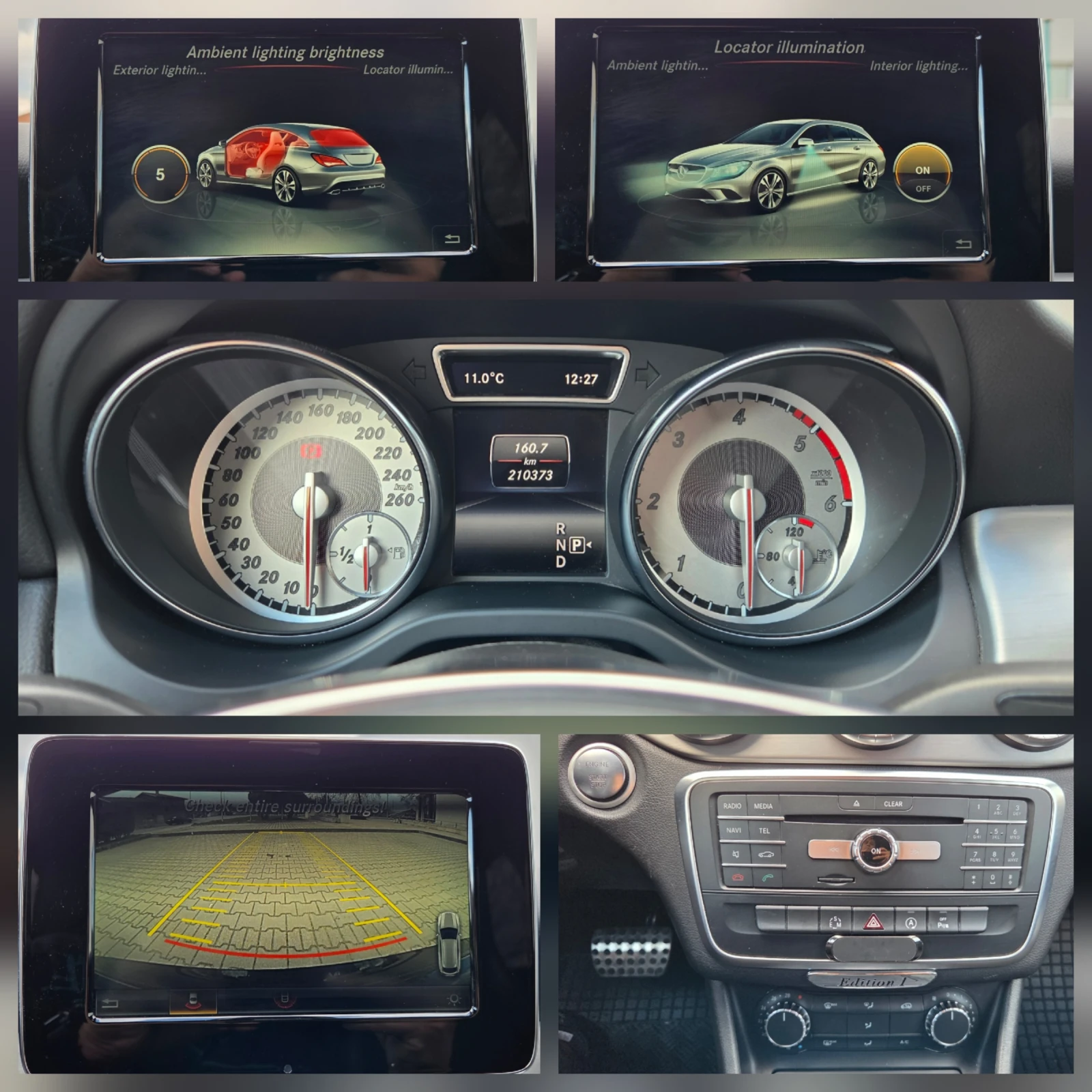Mercedes-Benz CLA 2.2 CDI 7G Camera Ambient, снимка 16 - Автомобили и джипове - 54174195