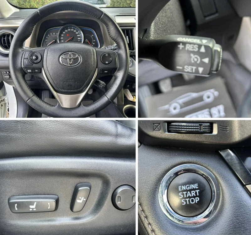 Toyota Rav4 2.0 D-4D/ 124к.с./ НАВИ/ КАМЕРА/ LED/ УНИКАТ, снимка 14 - Автомобили и джипове - 53539878