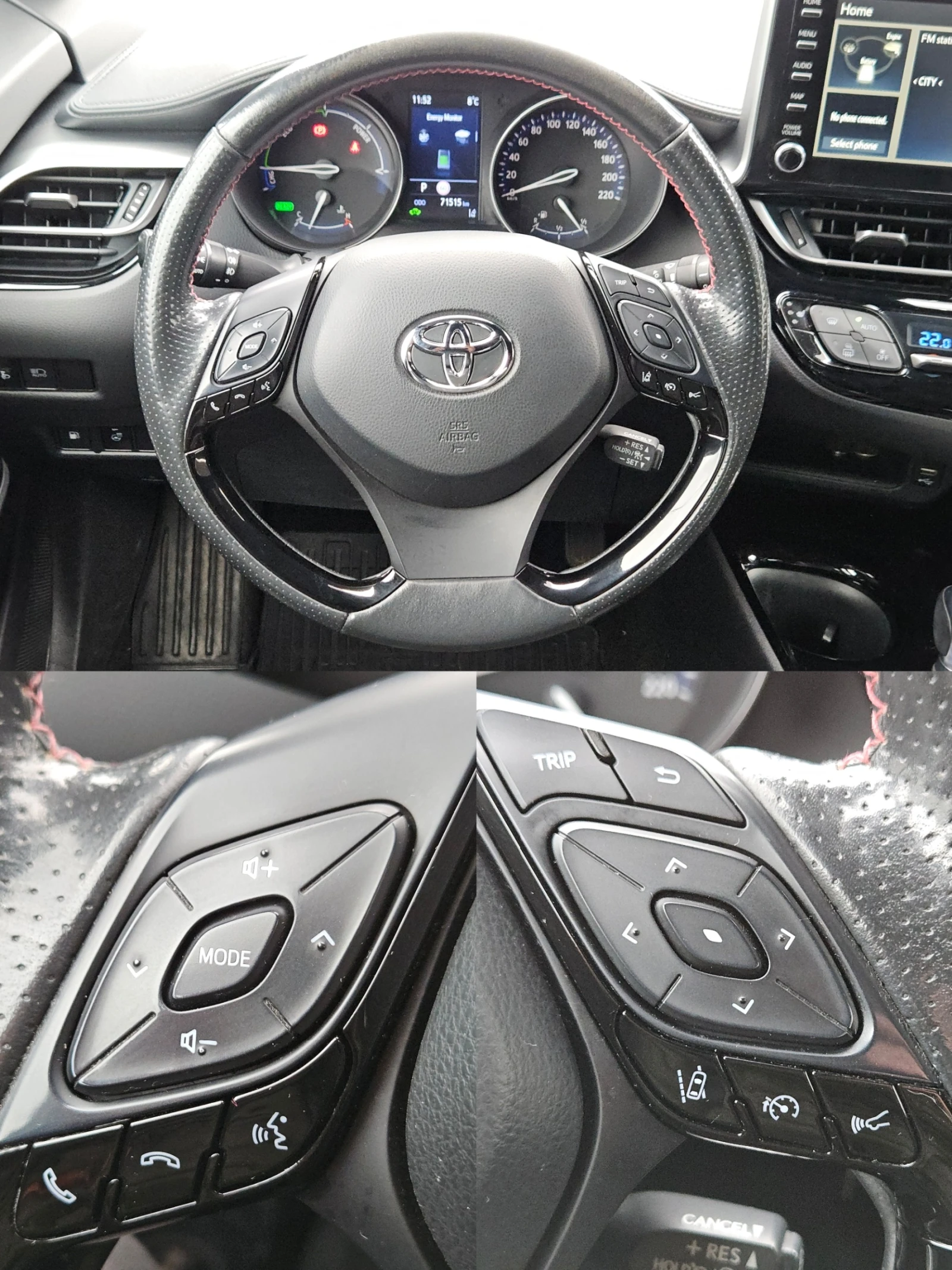 Toyota C-HR 2.0Hibrid/GR-Sport/CARPLAY/ПОДГРЕВ/КАМЕРА/БЛУТУТ - изображение 10