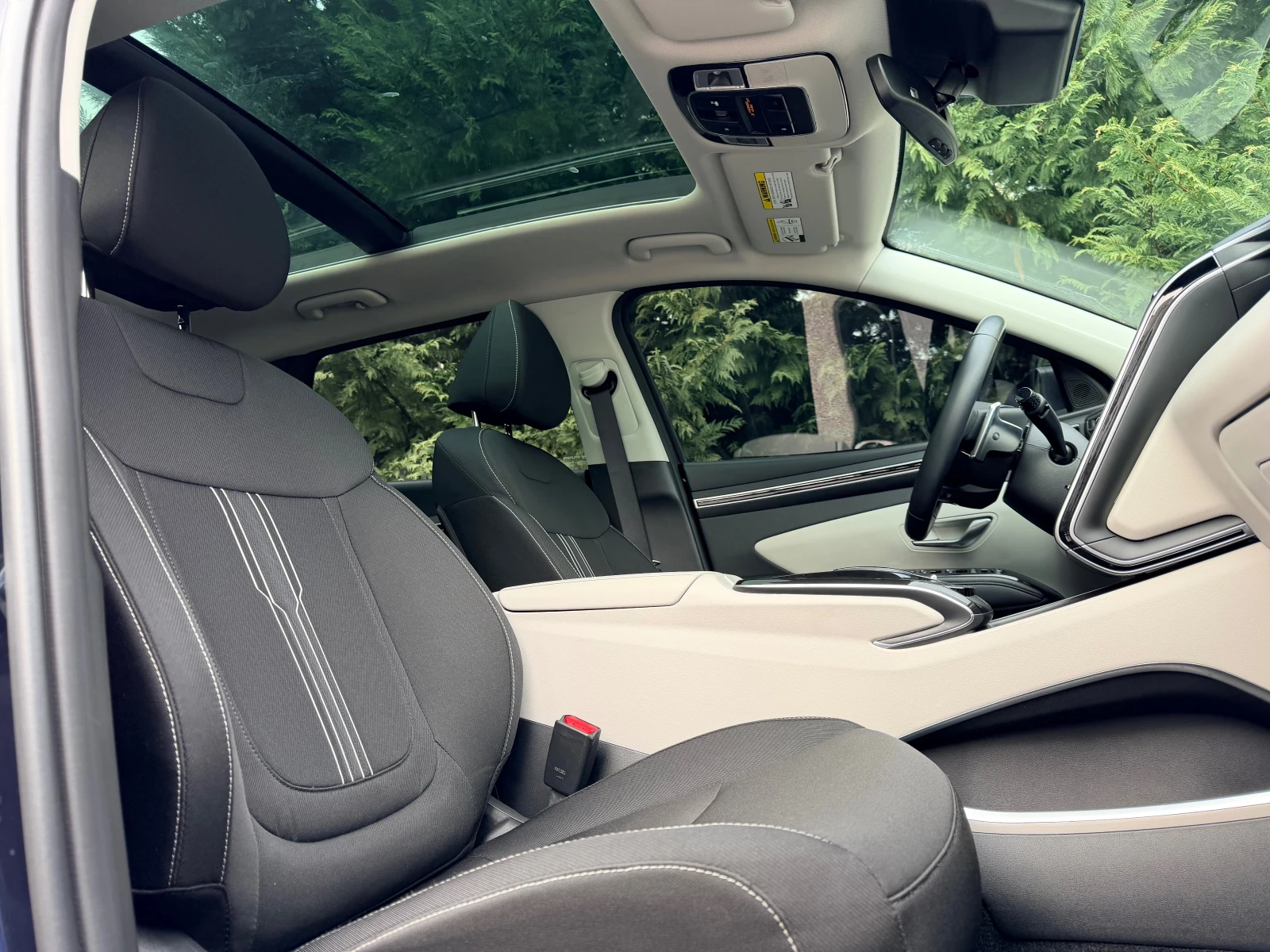 Hyundai Tucson 1.6HEV HYBRID ПОДГРЕВ Exellence 27000km!!!, снимка 14 - Автомобили и джипове - 53964160