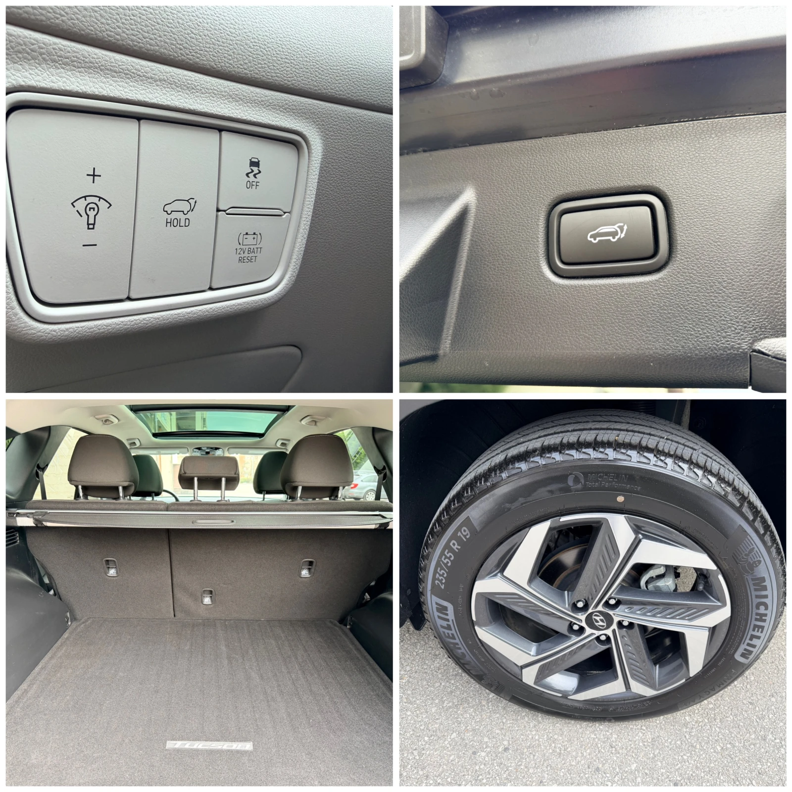 Hyundai Tucson 1.6HEV HYBRID ПОДГРЕВ Exellence 27000km!!!, снимка 17 - Автомобили и джипове - 53964160
