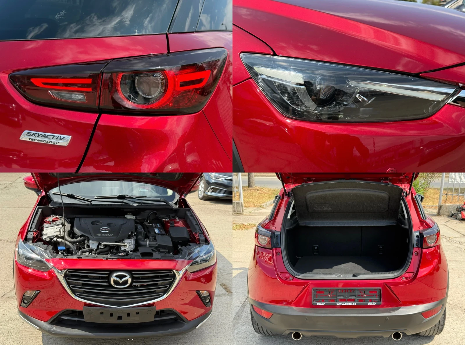 Mazda CX-3 FACE* 1.8 Diesel* LED* HUD* Keyless Go, снимка 16 - Автомобили и джипове - 55789740