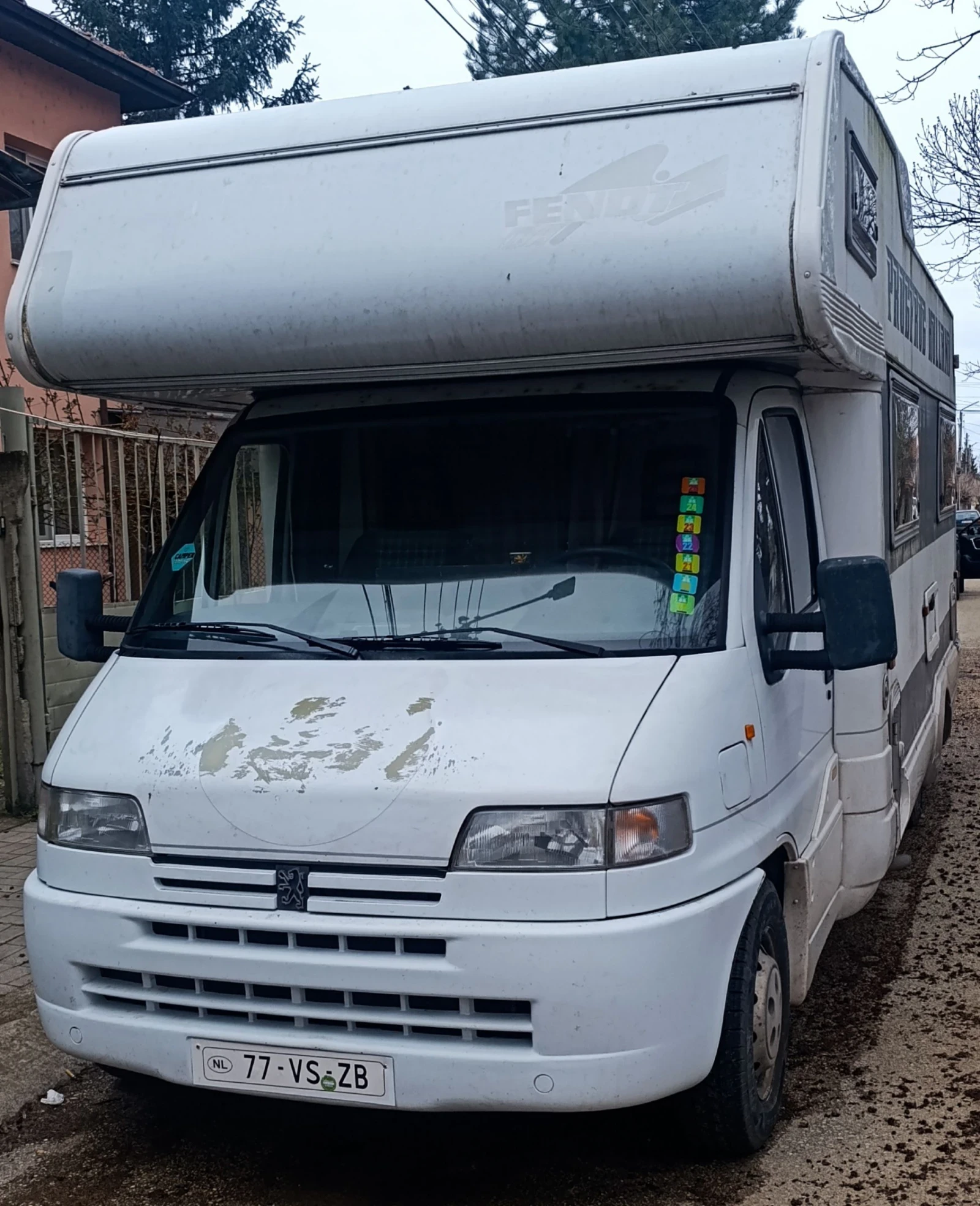 Кемпер Peugeot FEND алко шаси