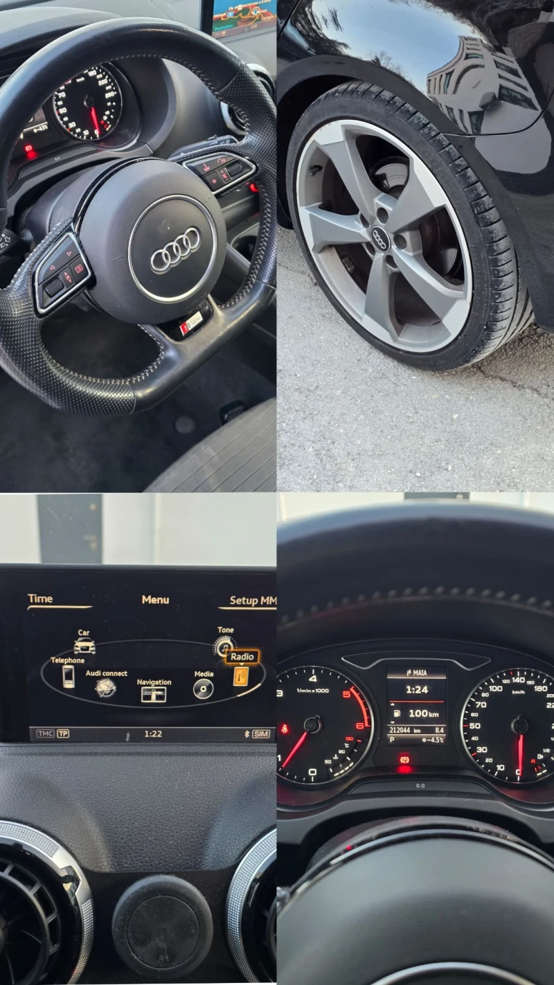 Audi A3 2.0TDI 3xS-Line DSG, снимка 16 - Автомобили и джипове - 53137471