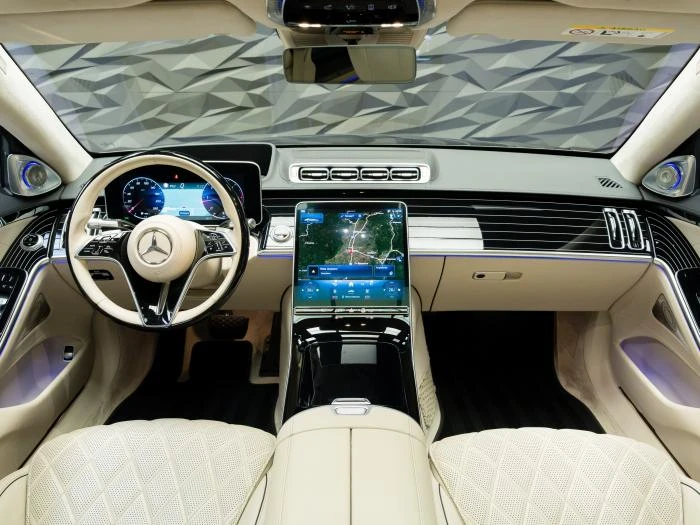 Mercedes-Benz S 400 4MATIC* LONG* PANO* HUD* BURM* ОБДУХВ* , снимка 12 - Автомобили и джипове - 55108110