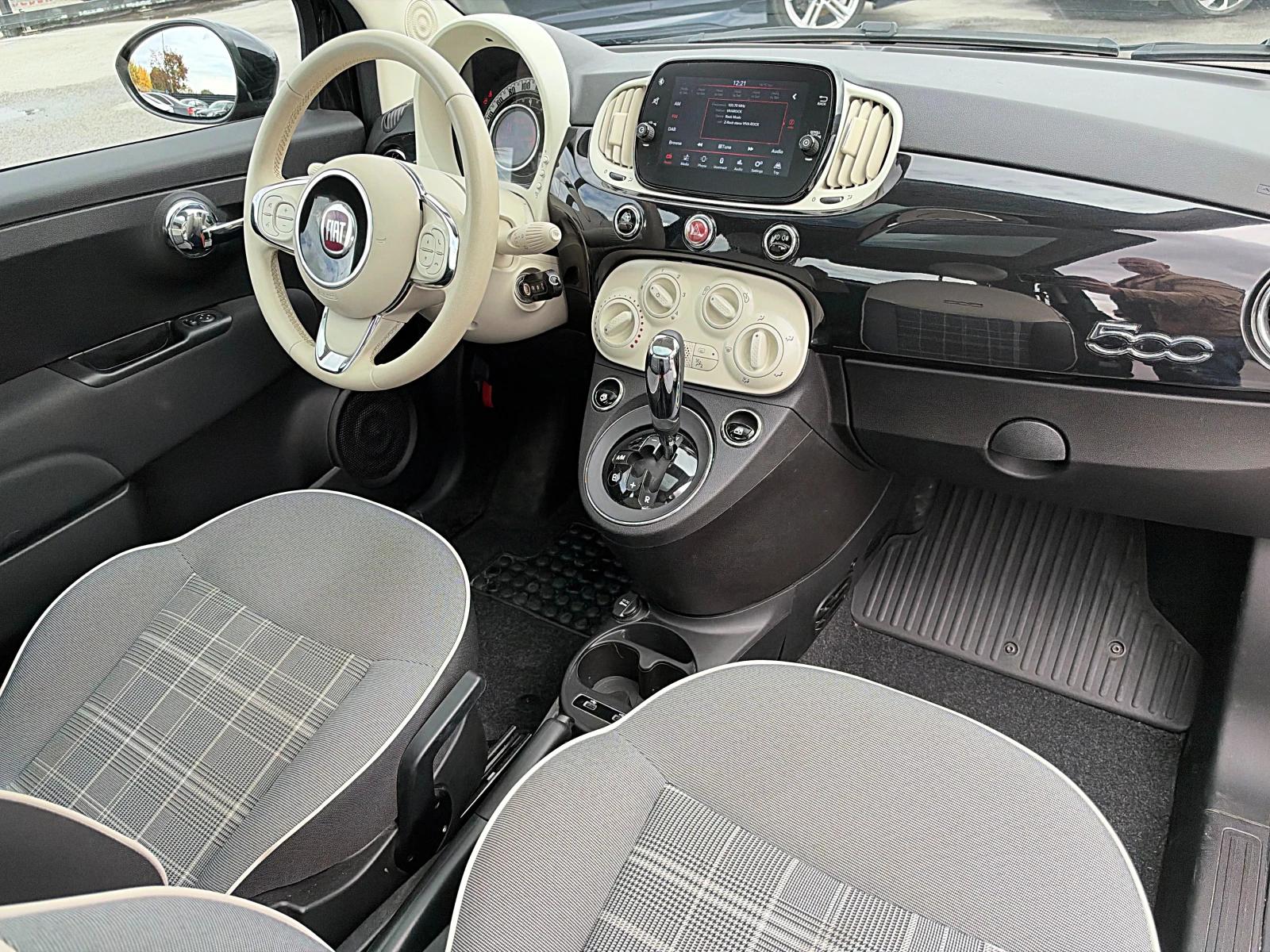 Fiat 500 PANORAMA-LED-AVTOMATIK-KLIMA-70000km !!!, снимка 15 - Автомобили и джипове - 56525316