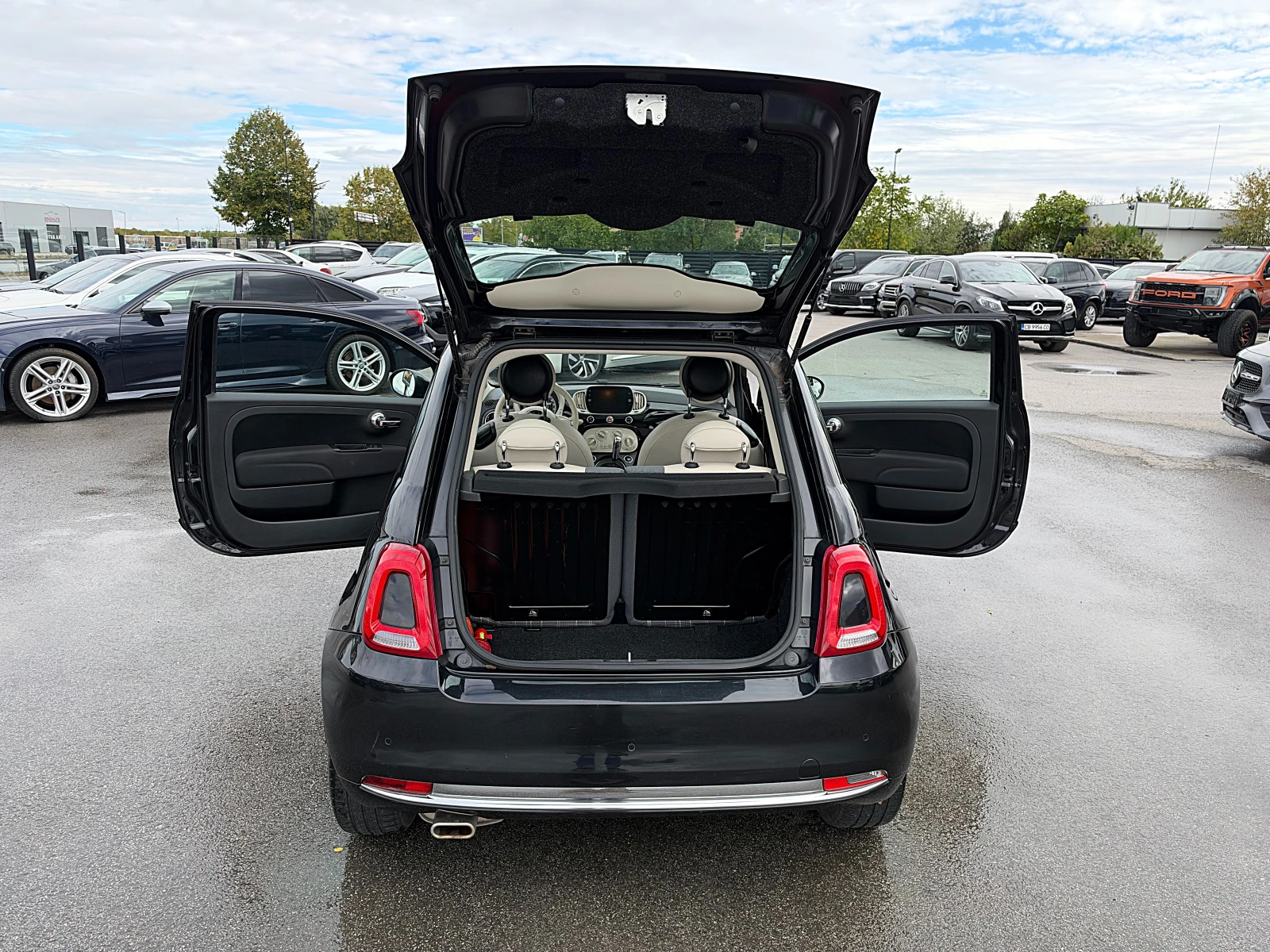 Fiat 500 PANORAMA-LED-AVTOMATIK-KLIMA-70000km !!!, снимка 17 - Автомобили и джипове - 56525316