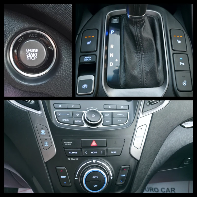 Hyundai Santa fe 2.2CRDI* 4x4* AVTOMAT* 6 + 1МЕСТА* PREMIUM* SWISS, снимка 11 - Автомобили и джипове - 51546770