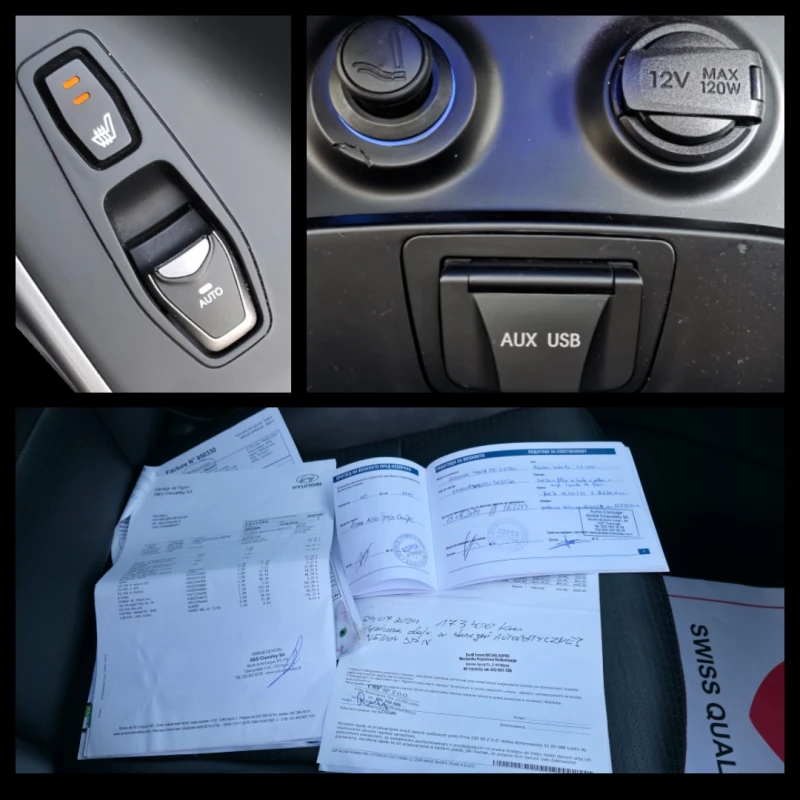Hyundai Santa fe 2.2CRDI* 4x4* AVTOMAT* 6 + 1МЕСТА* PREMIUM* SWISS, снимка 13 - Автомобили и джипове - 51546770