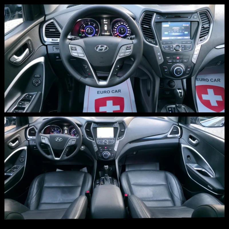 Hyundai Santa fe 2.2CRDI* 4x4* AVTOMAT* 6 + 1МЕСТА* PREMIUM* SWISS, снимка 8 - Автомобили и джипове - 51546770