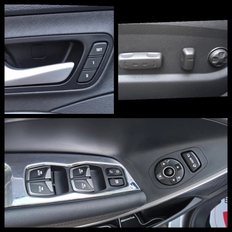 Hyundai Santa fe 2.2CRDI* 4x4* AVTOMAT* 6 + 1МЕСТА* PREMIUM* SWISS, снимка 12 - Автомобили и джипове - 51546770