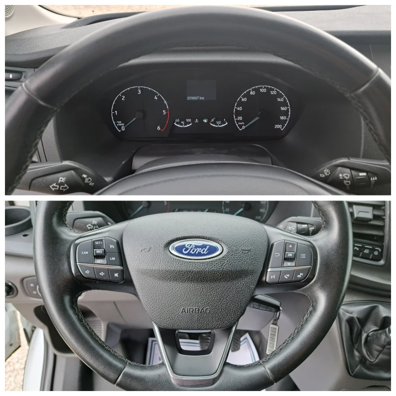 Ford Transit MAXI/EURO6/LED/КЛИМАТИК/АВТОПИЛОТ/КАМЕРА , снимка 10 - Бусове и автобуси - 52668384