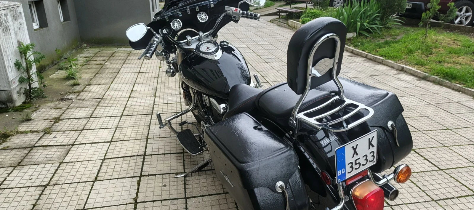 Yamaha Drag Star 1100 музика и блутут, снимка 4 - Мотоциклети и мототехника - 54396997