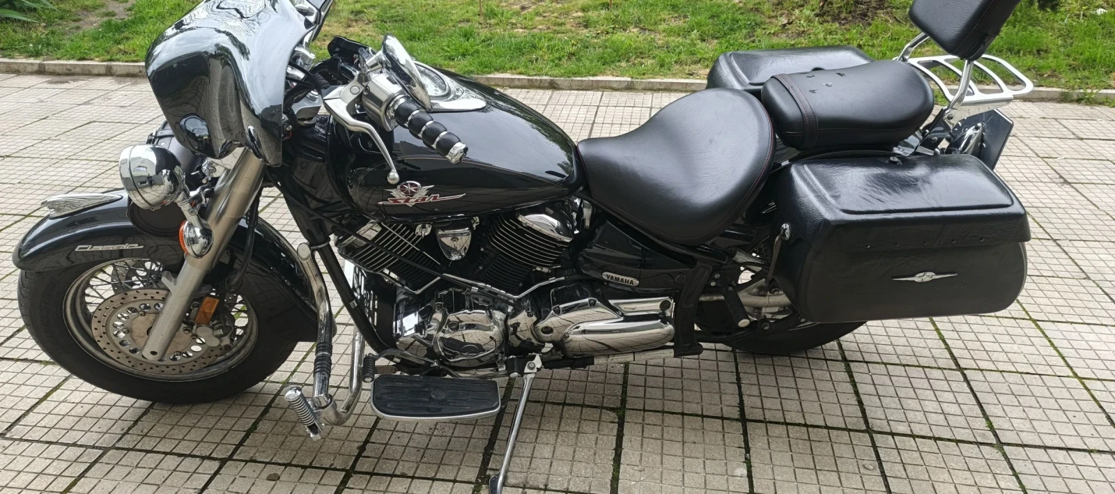 Yamaha Drag Star 1100 музика и блутут, снимка 3 - Мотоциклети и мототехника - 54396997