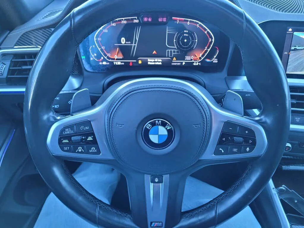 BMW 340 ДИСТРОНИК/360/HEAD-UP DISPLAY/ШИБИДАХ/+ ГУМИ, снимка 13 - Автомобили и джипове - 53997590