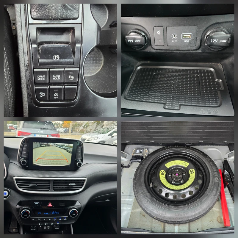 Hyundai Tucson 1.6D, 136к.с., 4х4, Автомат, Камера, Нави!, снимка 14 - Автомобили и джипове - 52163842
