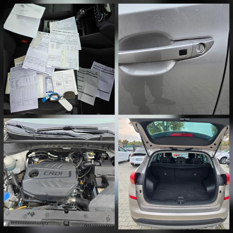Hyundai Tucson 1.6D, 136к.с., 4х4, Автомат, Камера, Нави!, снимка 17 - Автомобили и джипове - 52163842