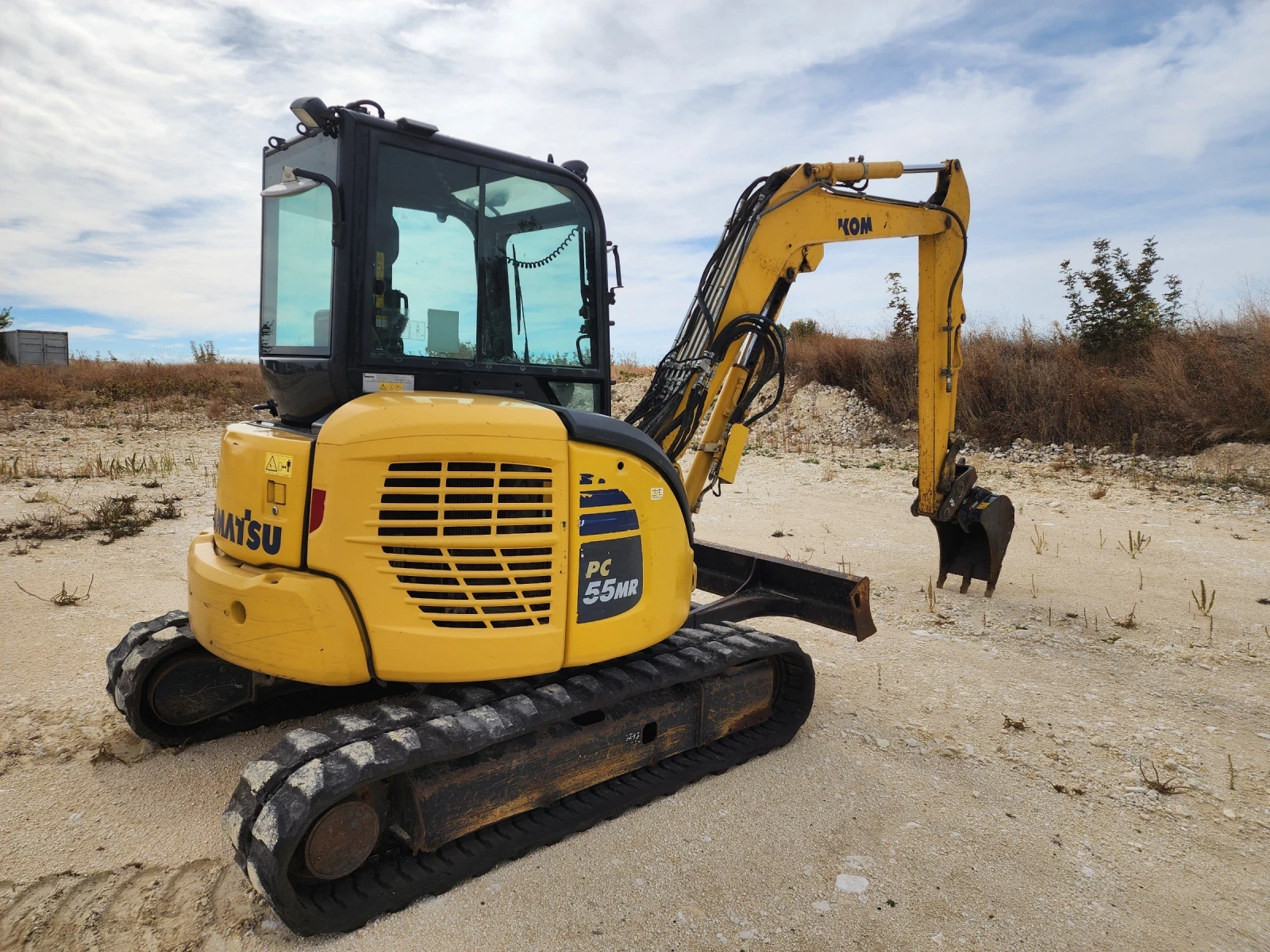 Багер Komatsu PC55MR-5, снимка 2 - Индустриална техника - 56518358