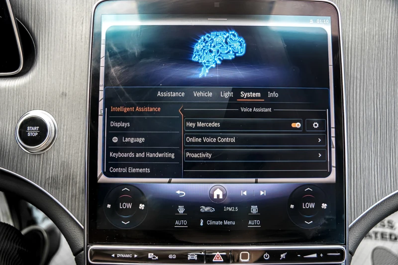 Mercedes-Benz EQS CARFAX* АВТОФИНАНСИРАНЕ* БЕЗ ПЪРВОНАЧАЛНА ВНОСКА* , снимка 14 - Автомобили и джипове - 52909625