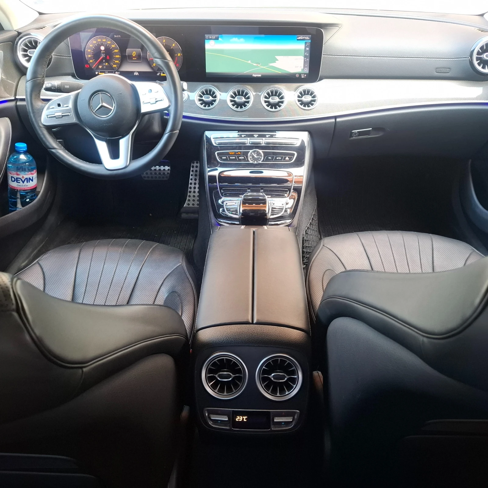 Mercedes-Benz CLS 400 CARBON/ОБДУХВАНЕ/ДИСТРОНИК/360/HEAD UP/KEYLESS/, снимка 11 - Автомобили и джипове - 54602497