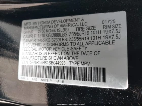 Honda Odyssey 3.5l Touring, снимка 9