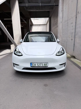 Tesla Model Y Long Range AWD + EAP + Теглич, снимка 1