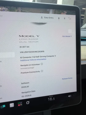Tesla Model Y Long Range AWD + EAP + Теглич, снимка 16