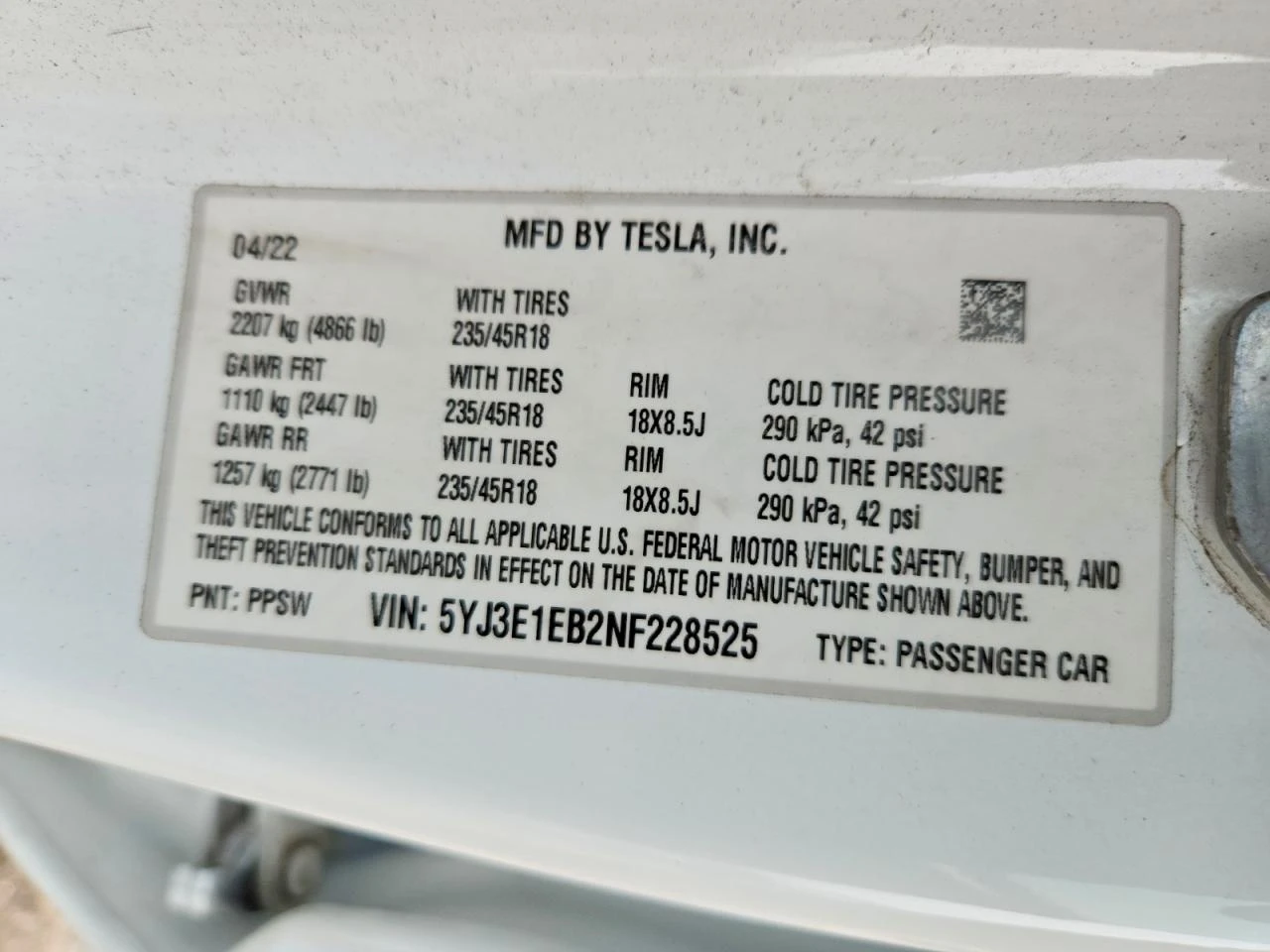 Tesla Model 3, снимка 12 - Автомобили и джипове - 54664125