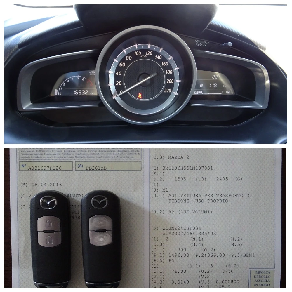 Mazda 2 1.5 Evolve 90cv, снимка 16 - Автомобили и джипове - 55067117