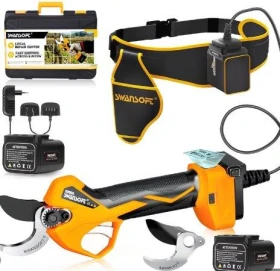 Специализирани машини Машини за лозя/овошки Професионална Акумулаторна Ножица Swansoft PRU-36, снимка 2