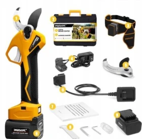 Специализирани машини Машини за лозя/овошки Професионална Акумулаторна Ножица Swansoft PRU-36, снимка 3