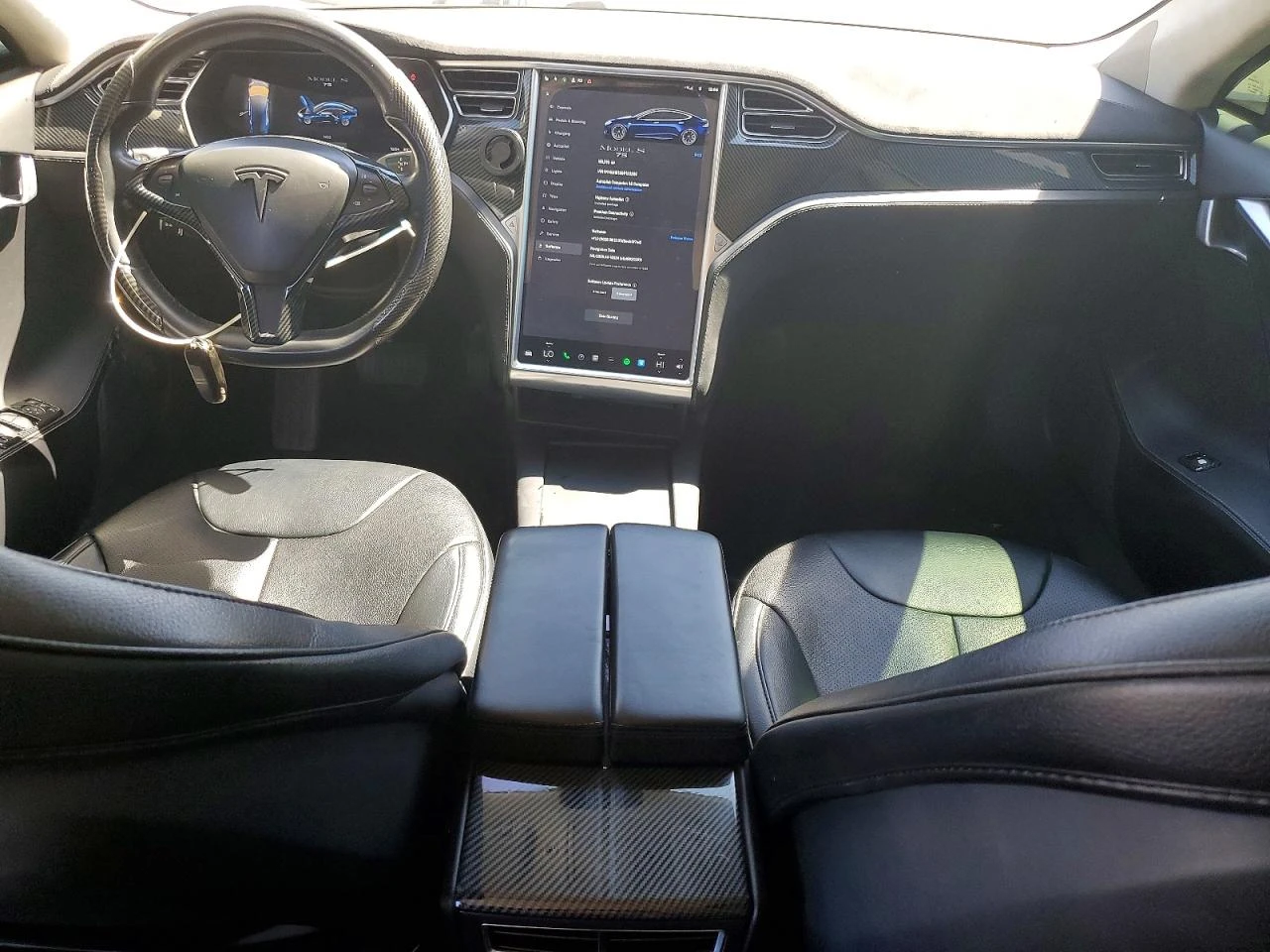 Tesla Model S 75 kWh* КОЖА* ПОДГРЕВ* , снимка 8 - Автомобили и джипове - 53978372