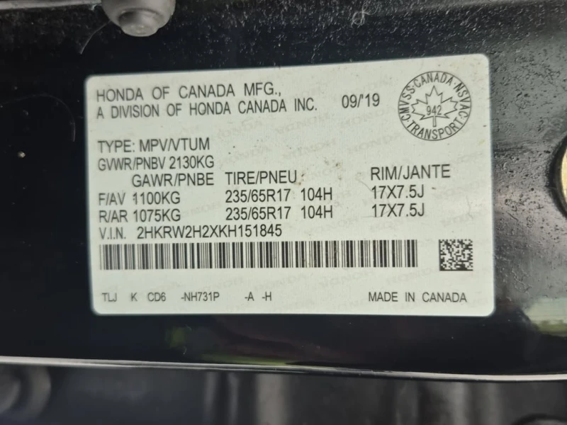 Honda Cr-v LX  CARFAX, снимка 7 - Автомобили и джипове - 53032174