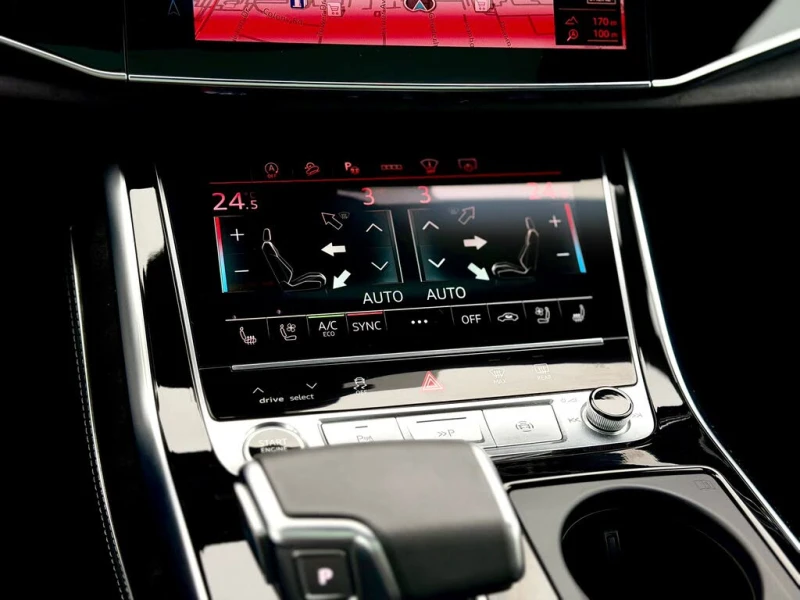 Audi Q8 TECHNIK 55 TFSI| BANG&OLUFSEN| MATRIX| S LINE| ПАН, снимка 14 - Автомобили и джипове - 53455458