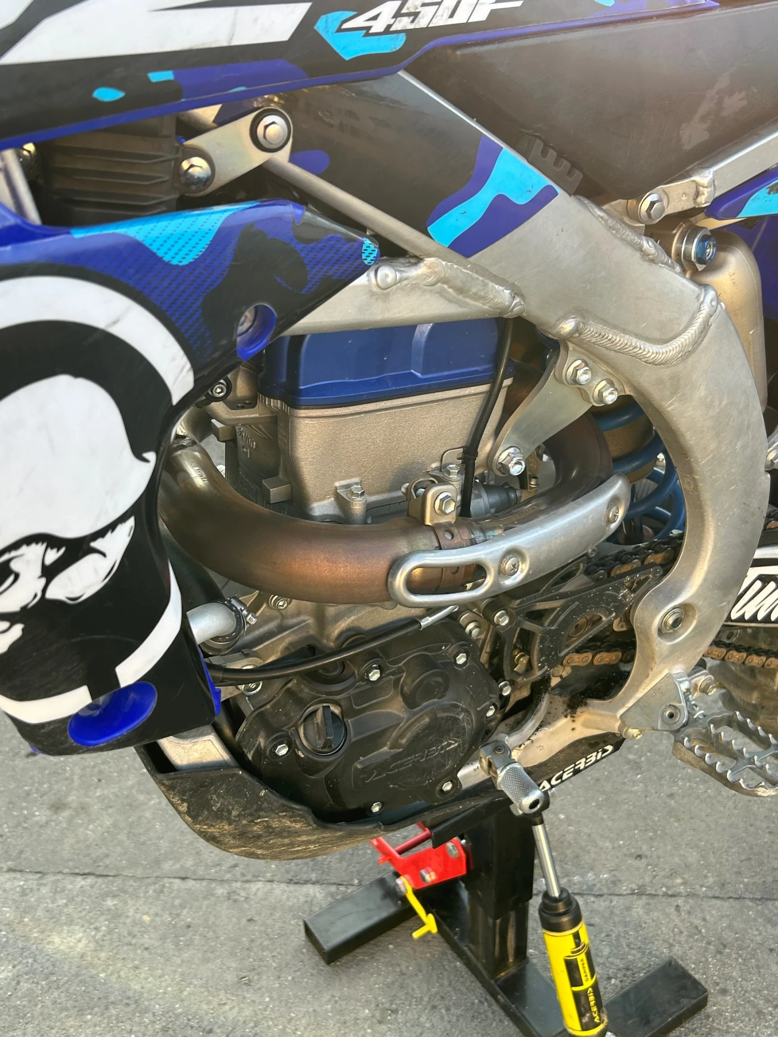 Yamaha Yzf 450 ТОП СЪСТОЯНИЕ, снимка 5 - Мотоциклети и мототехника - 56647744