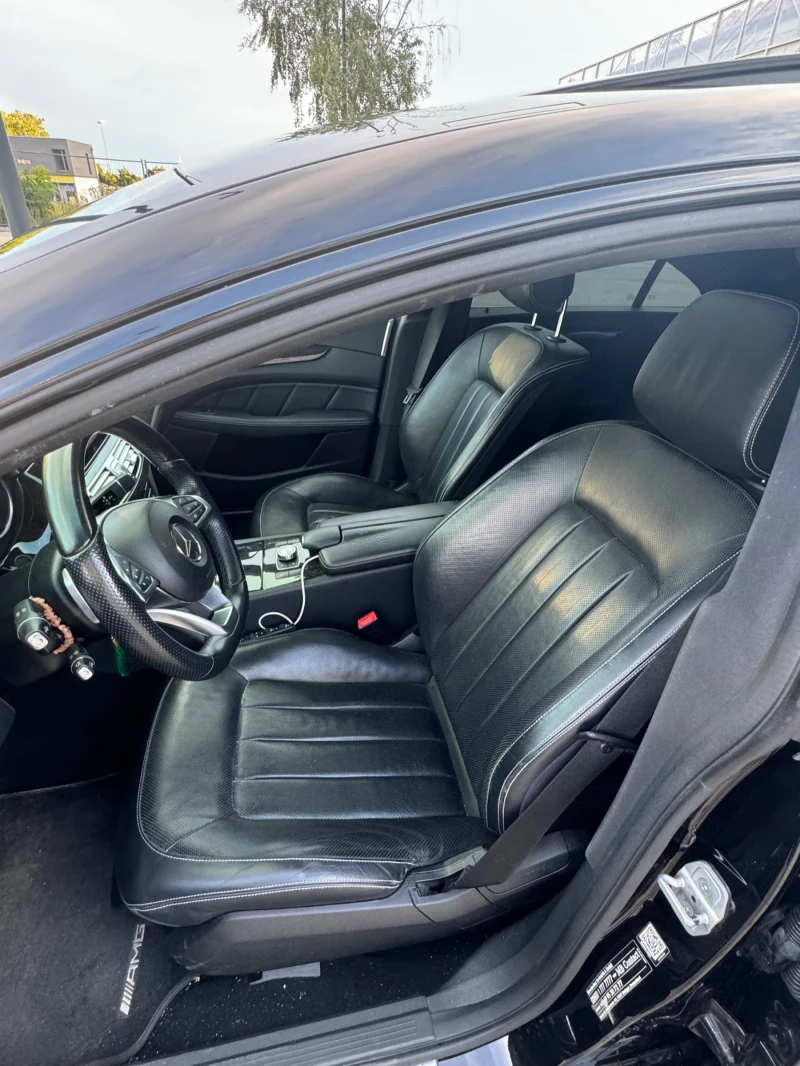 Mercedes-Benz CLS 500 AMG  /Harman/Facе/Обдухване/Подгрев/Шибедах/Черен, снимка 12 - Автомобили и джипове - 52470904