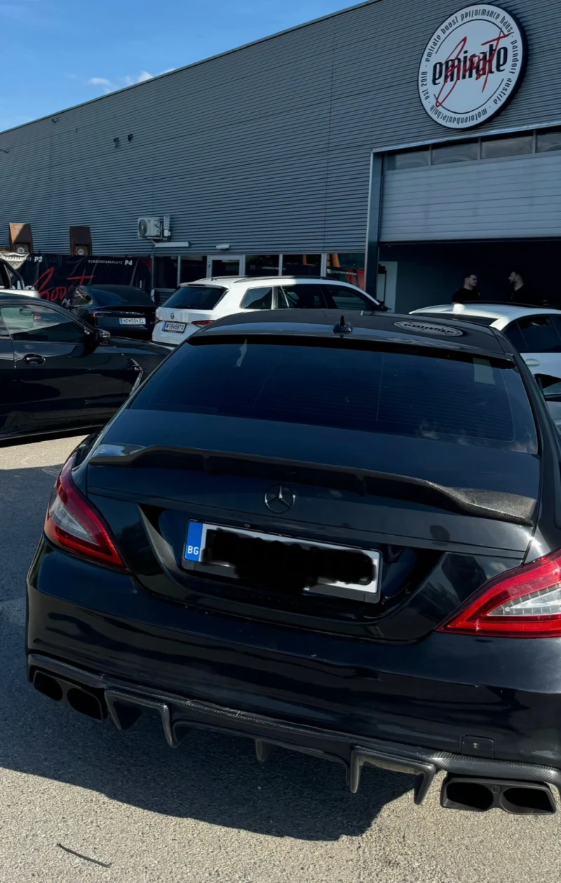 Mercedes-Benz CLS 500 AMG  /Harman/Facе/Обдухване/Подгрев/Шибедах/Черен, снимка 4 - Автомобили и джипове - 52470904