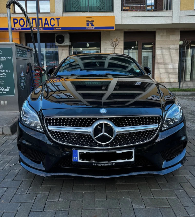 Mercedes-Benz CLS 500 AMG  /Harman/Facе/Обдухване/Подгрев/Шибедах/Черен, снимка 3 - Автомобили и джипове - 52470904