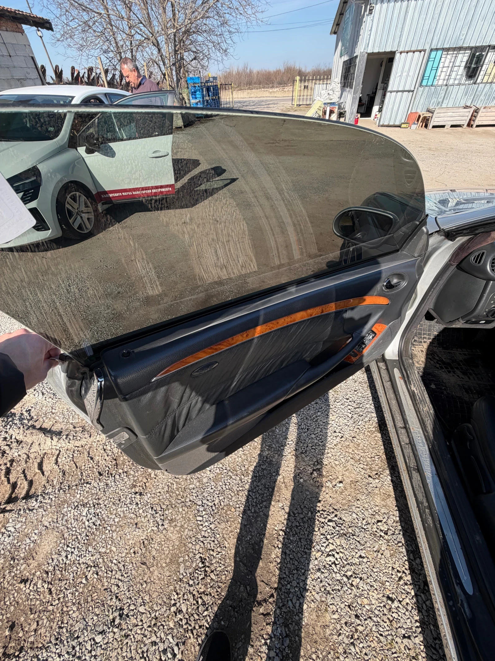 Mercedes-Benz CLK W209;2.7 CDI;6ск.РЪЧКА;КОЖА;НАВИ, снимка 10 - Автомобили и джипове - 53738027