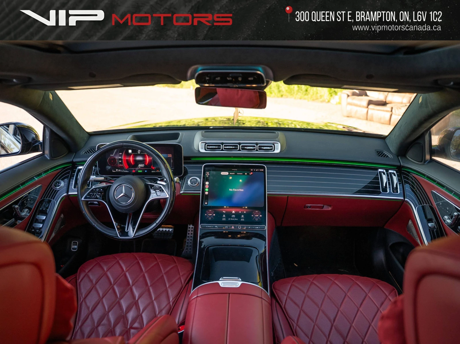Mercedes-Benz S 580 4MATIC | FORGIATO | RED LEATHER, снимка 9 - Автомобили и джипове - 55827750