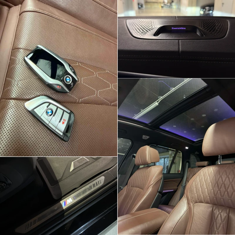 BMW X5 Sky lounge, B&W, Dig Key, снимка 8 - Автомобили и джипове - 52679725