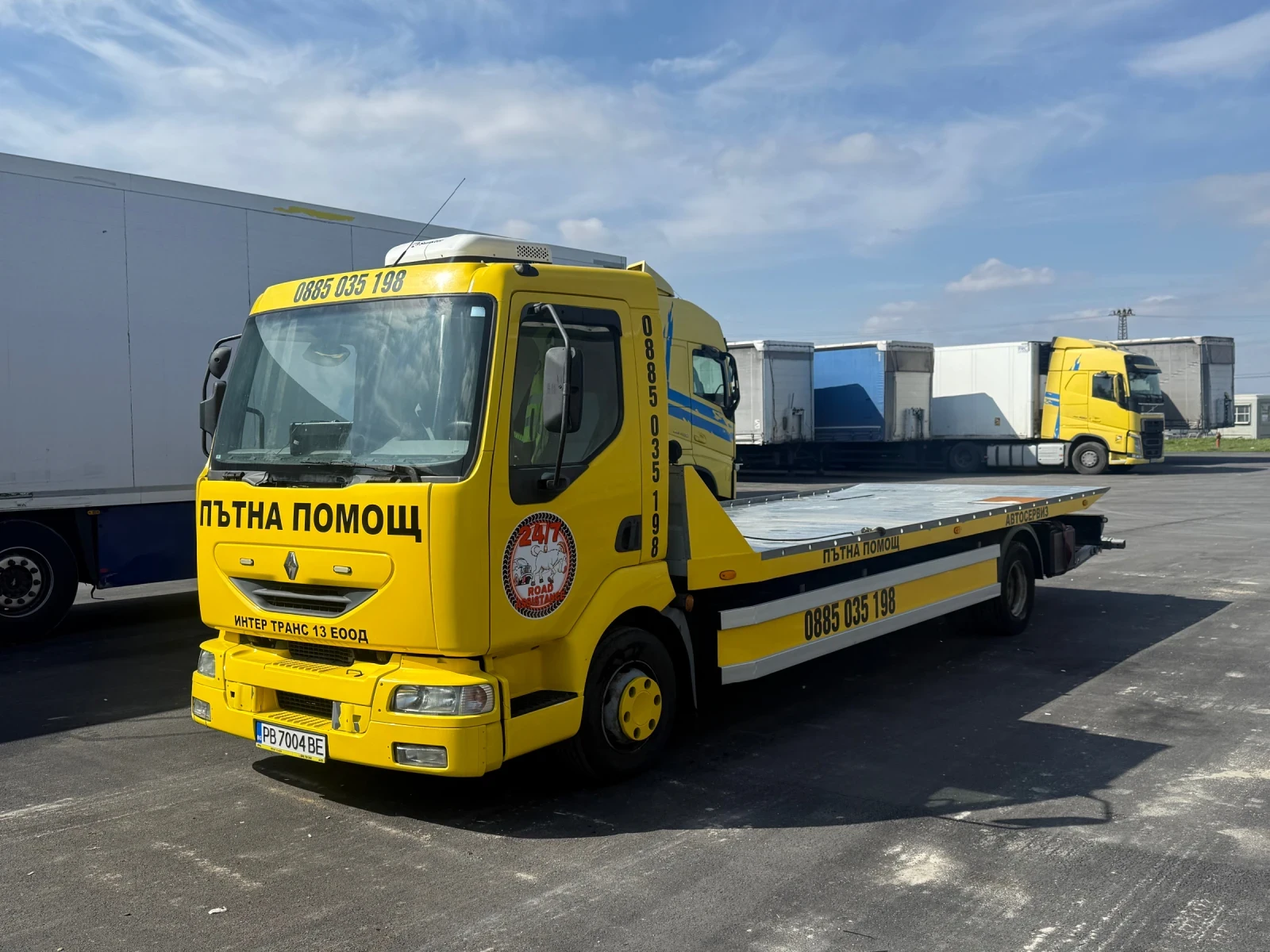 Renault Midlum 12.180 АЛУМИНИЕВА ТАВА 6.3х2.4м КЛИМАТИК