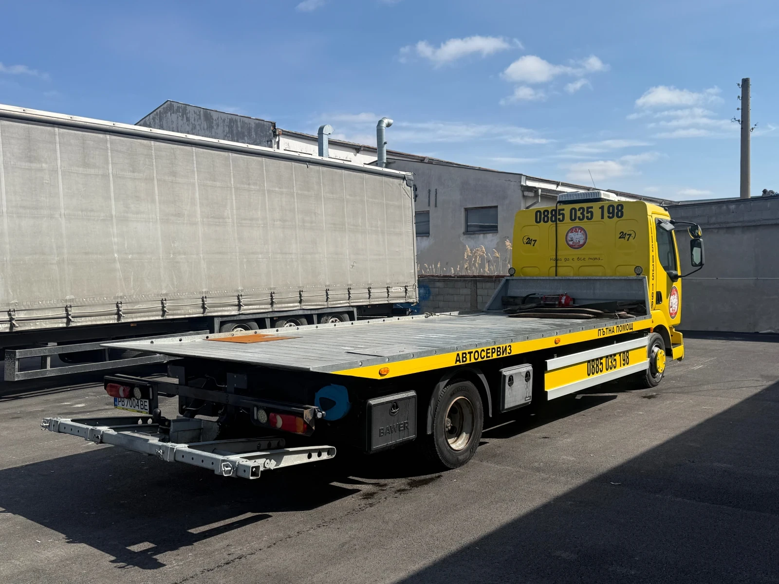 Renault Midlum 12.180 АЛУМИНИЕВА ТАВА 6.3х2.4м КЛИМАТИК, снимка 4 - Камиони - 53771770