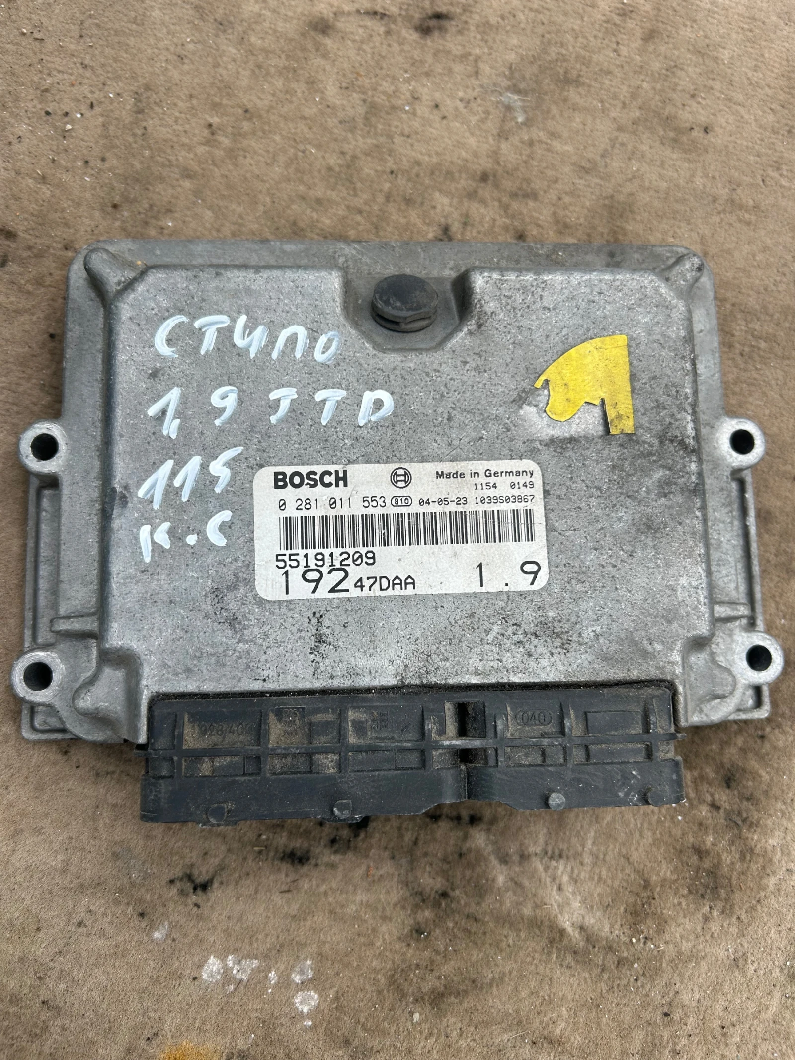 0281011553 компютър двигател FIAT STILO1.9JTD 115кс 