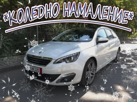 Обява за продажба на Peugeot 308 SW 1, 2T ПАНОРАМА НАВИ КОЖА ДИСТРОНИК ЛЕД-ФАРОВЕ ~15 900 лв. - изображение 1